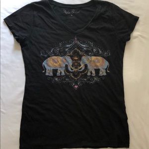 Lucky Brand Vintage Elephant tee